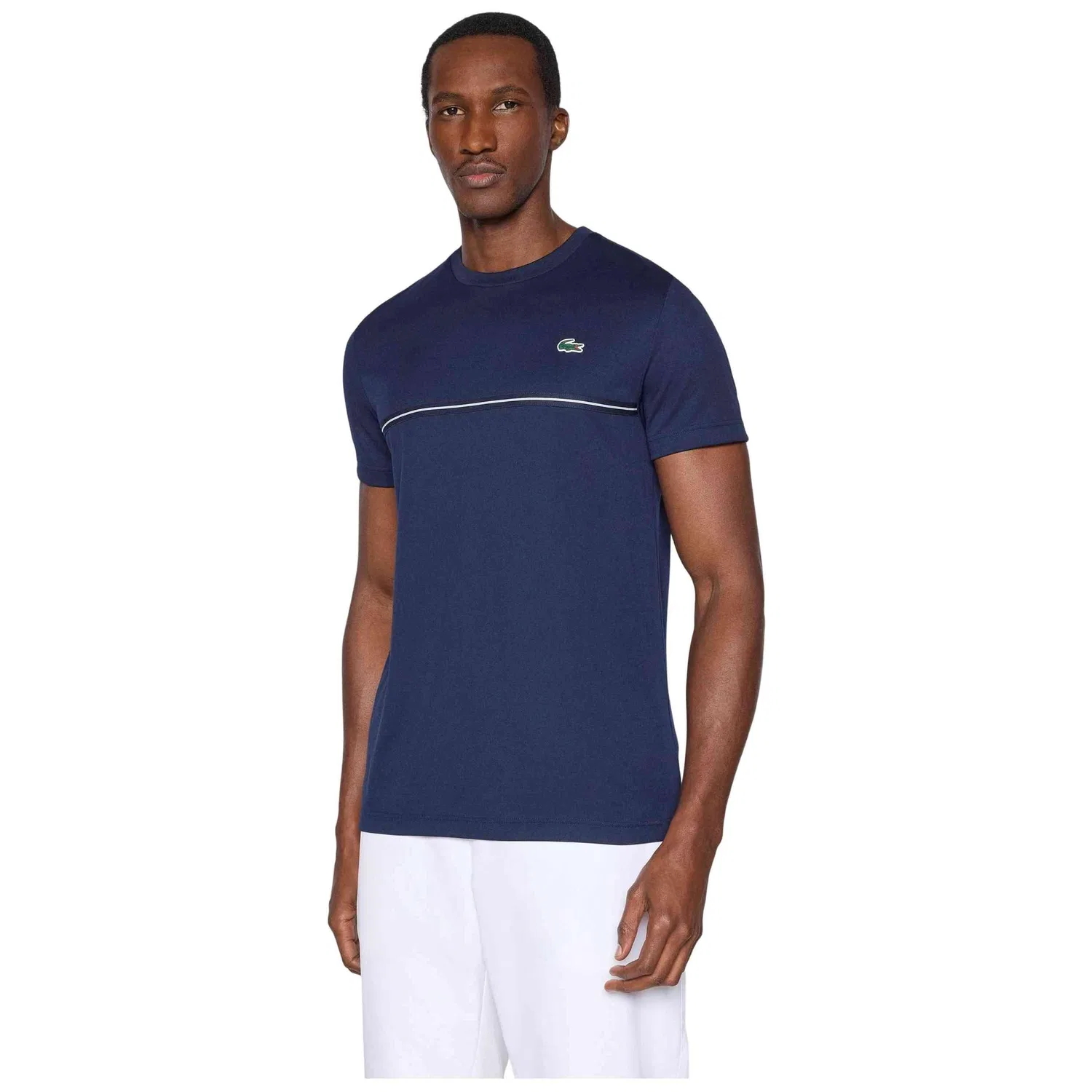 Мужская футболка с коротким рукавом Lacoste TH0173166, Цвет BLAU — фото 3