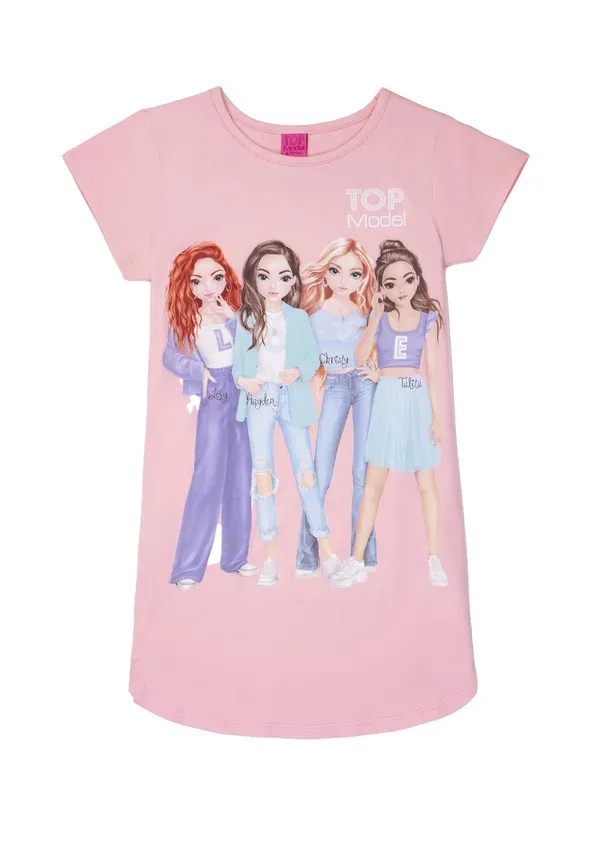 Топ пижамный с принтом Top Model, tickled pink