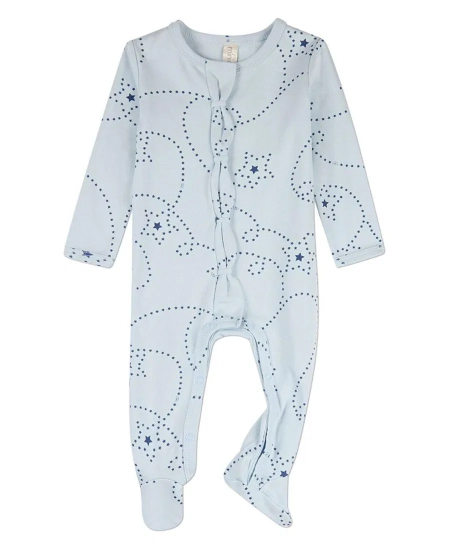 Боди-комбинезон с длинным рукавом Entangled Stars MeMoi, Baby Blue