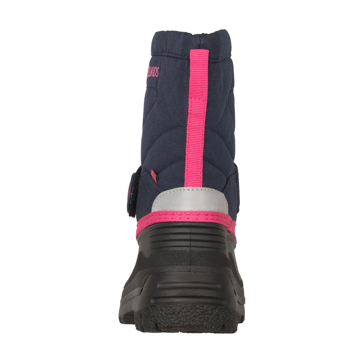 Детские зимние ботинки с утяжкой Trollkids Kids Telemark Winter Boots PRO, Navyblau / Rosa — фото 4