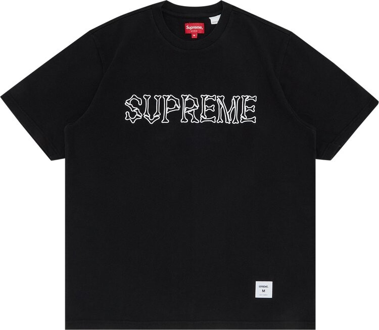 

Футболка Supreme Bones Short-Sleeve Top 'Black', черный