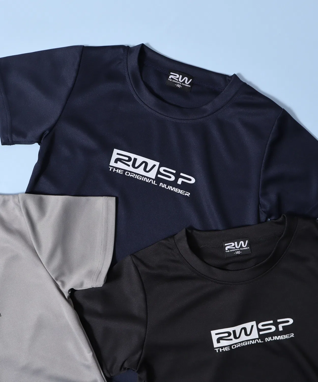 Детская футболка с принтом, без рукавов, модель Unisex Dry Crew Neck FUNALIVE, Navy