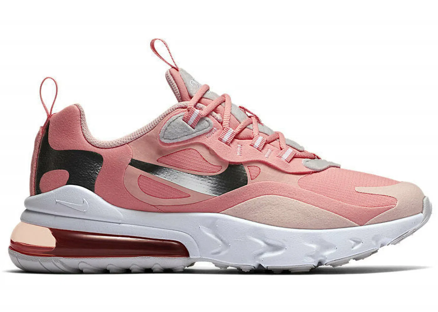 Детские кроссовки для девочек Lifestyle Nike Air Max 270 React GG, Bleached Coral White White