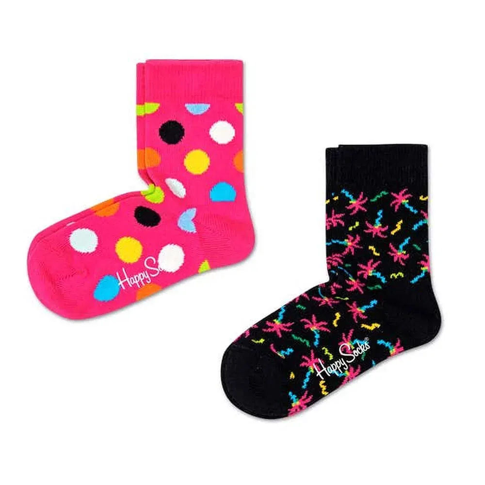 Носки Big Dot 2 пары Happy Socks, черный