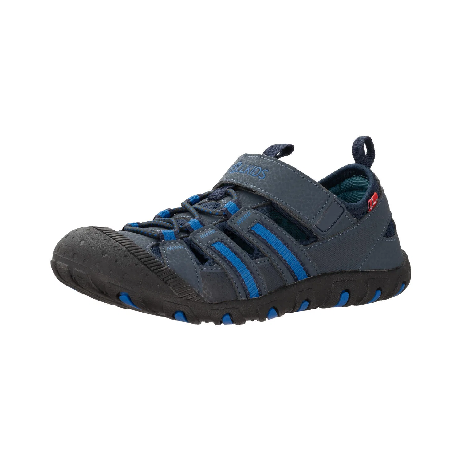 Детские сандалии с закрытым носком Sandefjord Sandal XT Trollkids, Navyblau Blau — фото 4