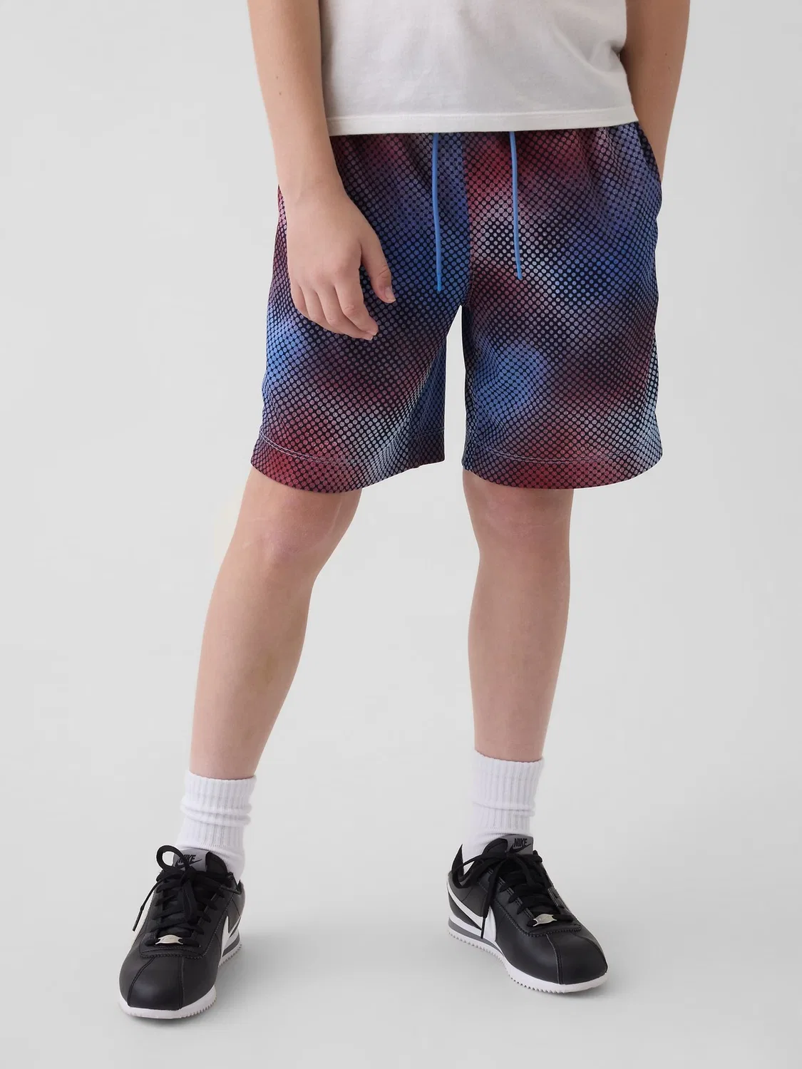 Шорты Mesh Easy Shorts Gap, Black Dappled