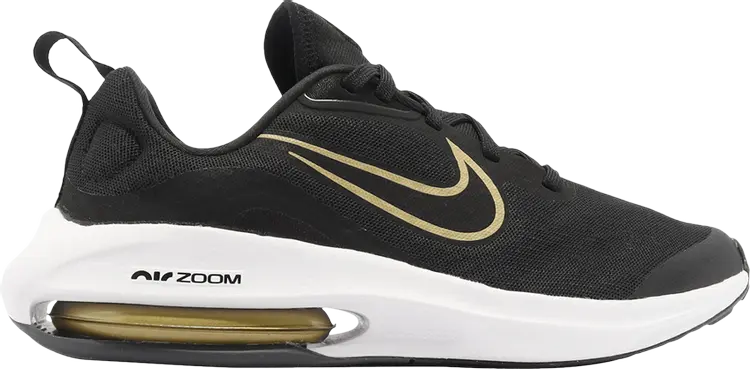 

Кроссовки Nike Air Zoom Arcadia 2 GS 'Black Metallic Gold', черный