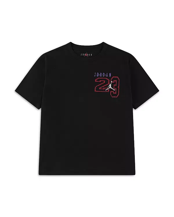 Детская футболка с коротким рукавом Jordan Layup Tee, черный