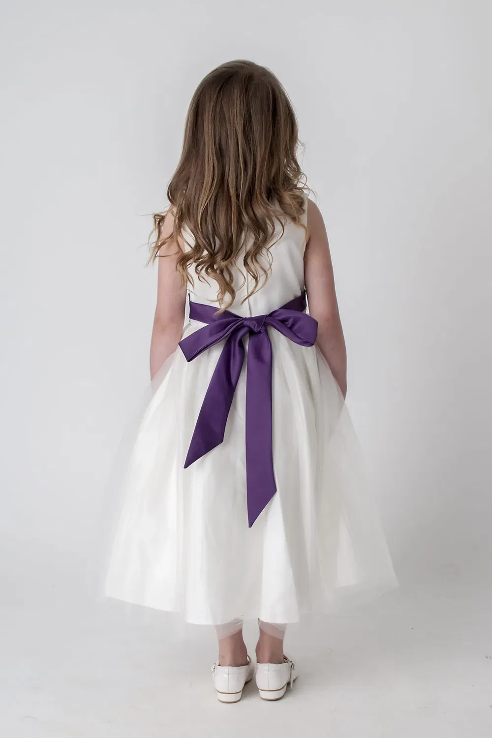 Детское платье для девочек Betsy flowergirl dress Uk Flower Girl Boutique, Ivory — фото 3