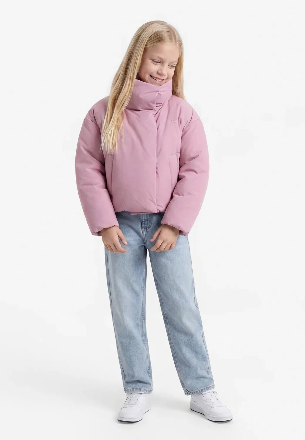 Детская пуховая куртка - зимняя куртка Adidas Originals, Magic Mauve