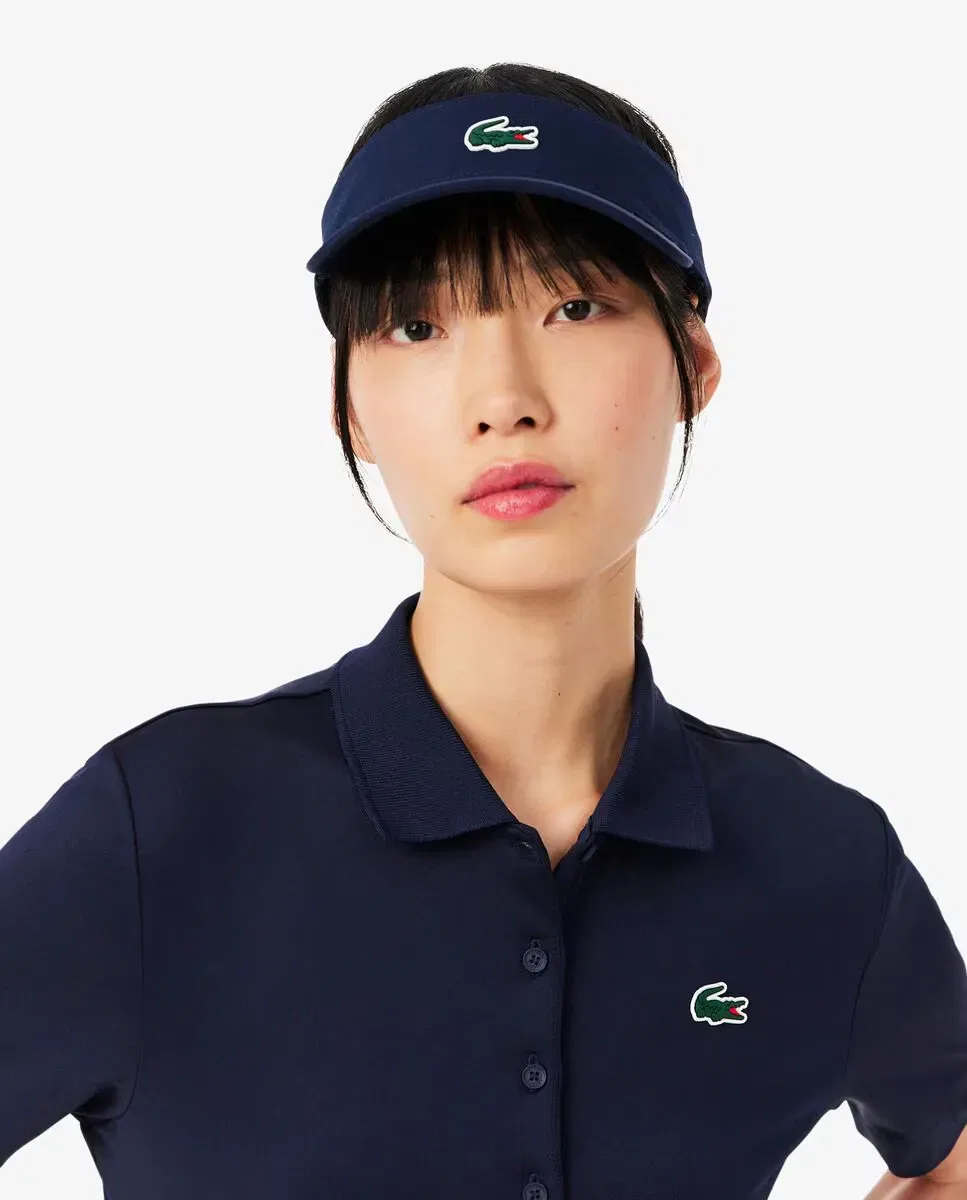Поло Lacoste Azul Marino с длинным рукавом, защита от ультрафиолета, темно-синий — фото 3