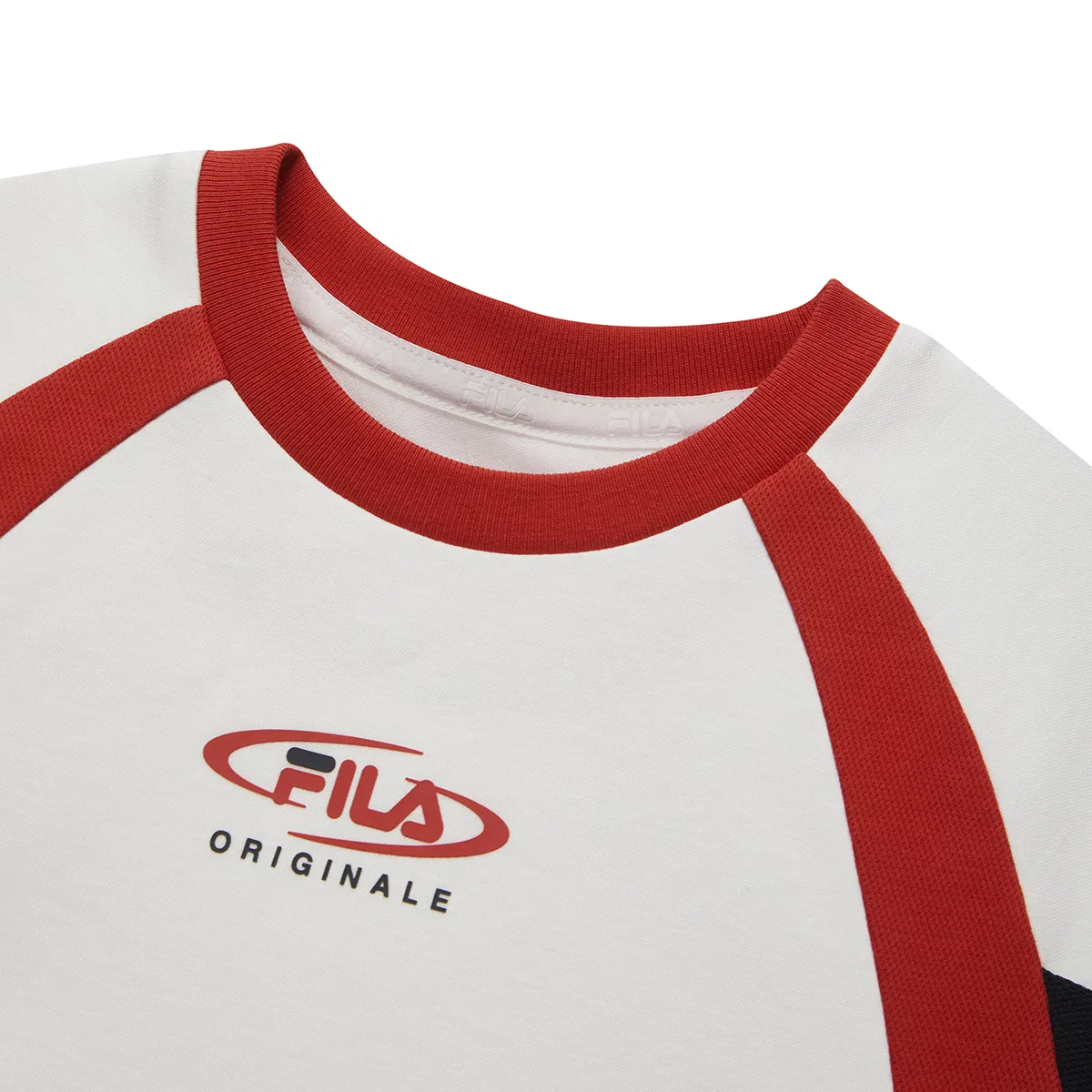 Детская футболка с круглым вырезом Cloud White FILA KIDS — фото 4