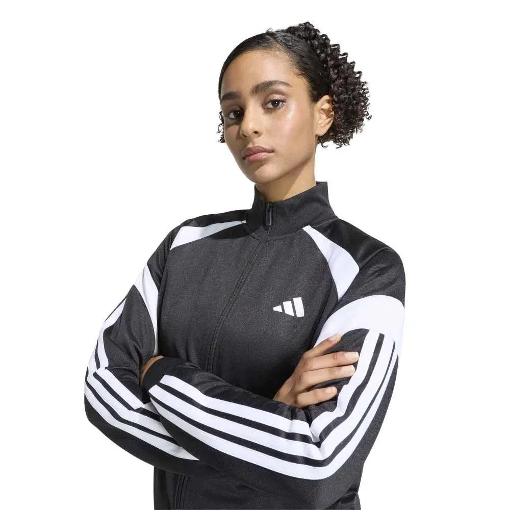Женский спортивный костюм с молнией Teamsport Adidas, Black — фото 4