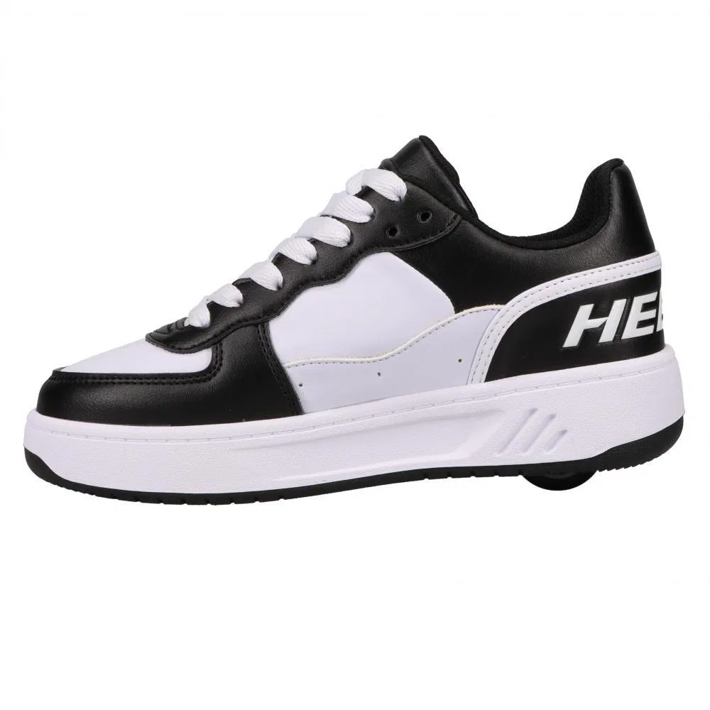 Детские кроссовки на колесиках Rezerve Low Heelys, Schwarz Weiss — фото 4