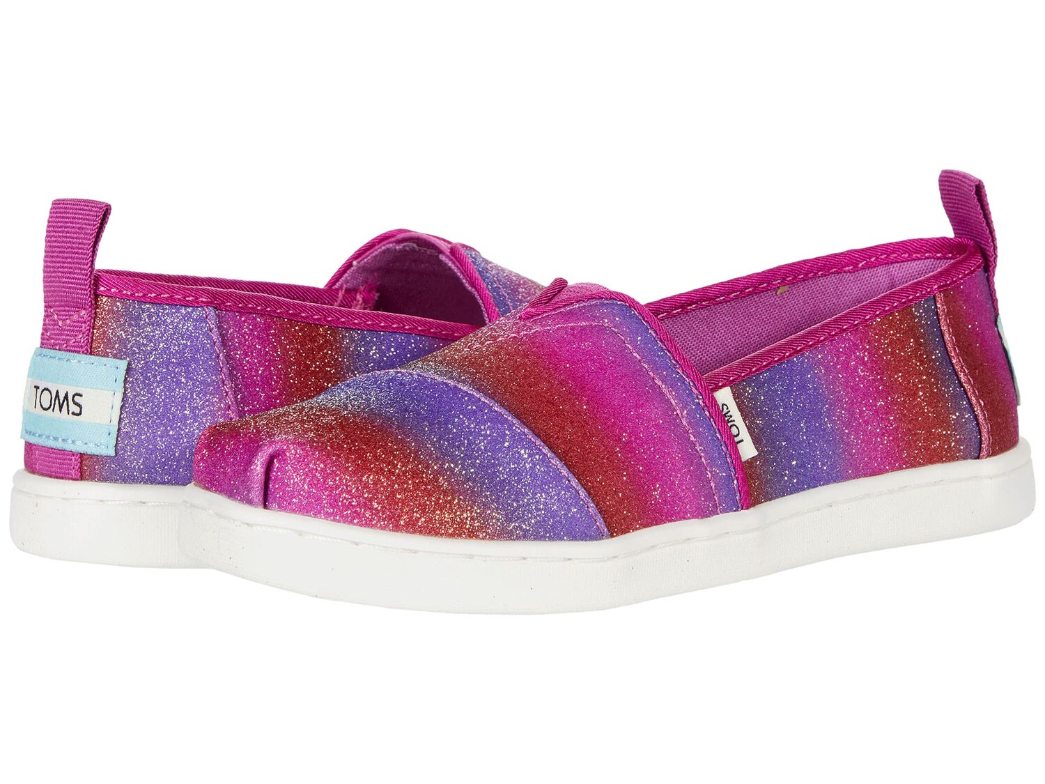

Мокасины TOMS Kids, Gradient Glitter Alpargata
