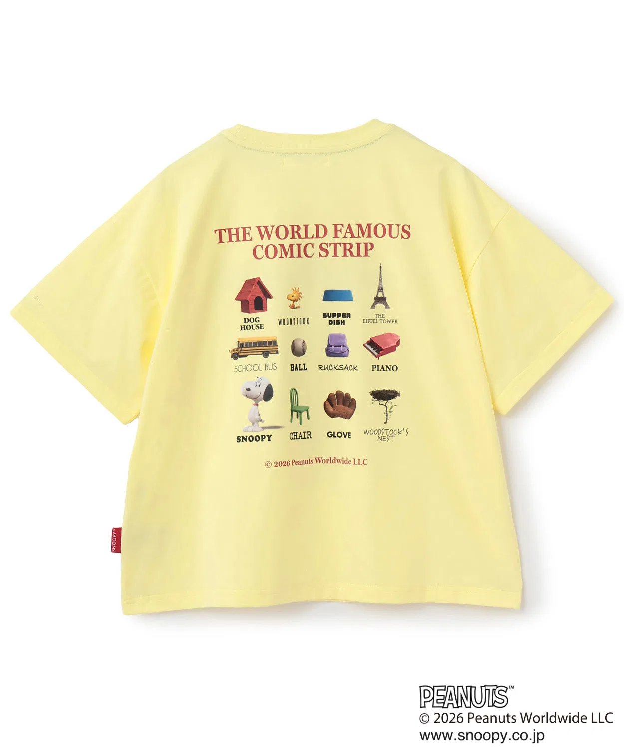 Детская футболка с принтом Peanuts модель Graphic Regular T-Shirt pom ponette junior, Off White — фото 2