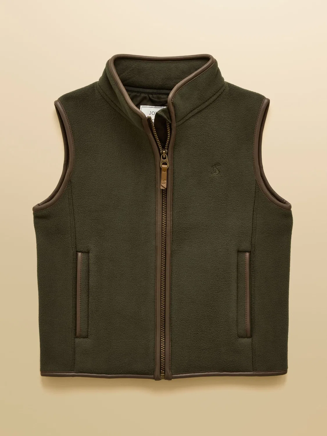 Жилет флисовый Joules Heritage, темно-зеленый
