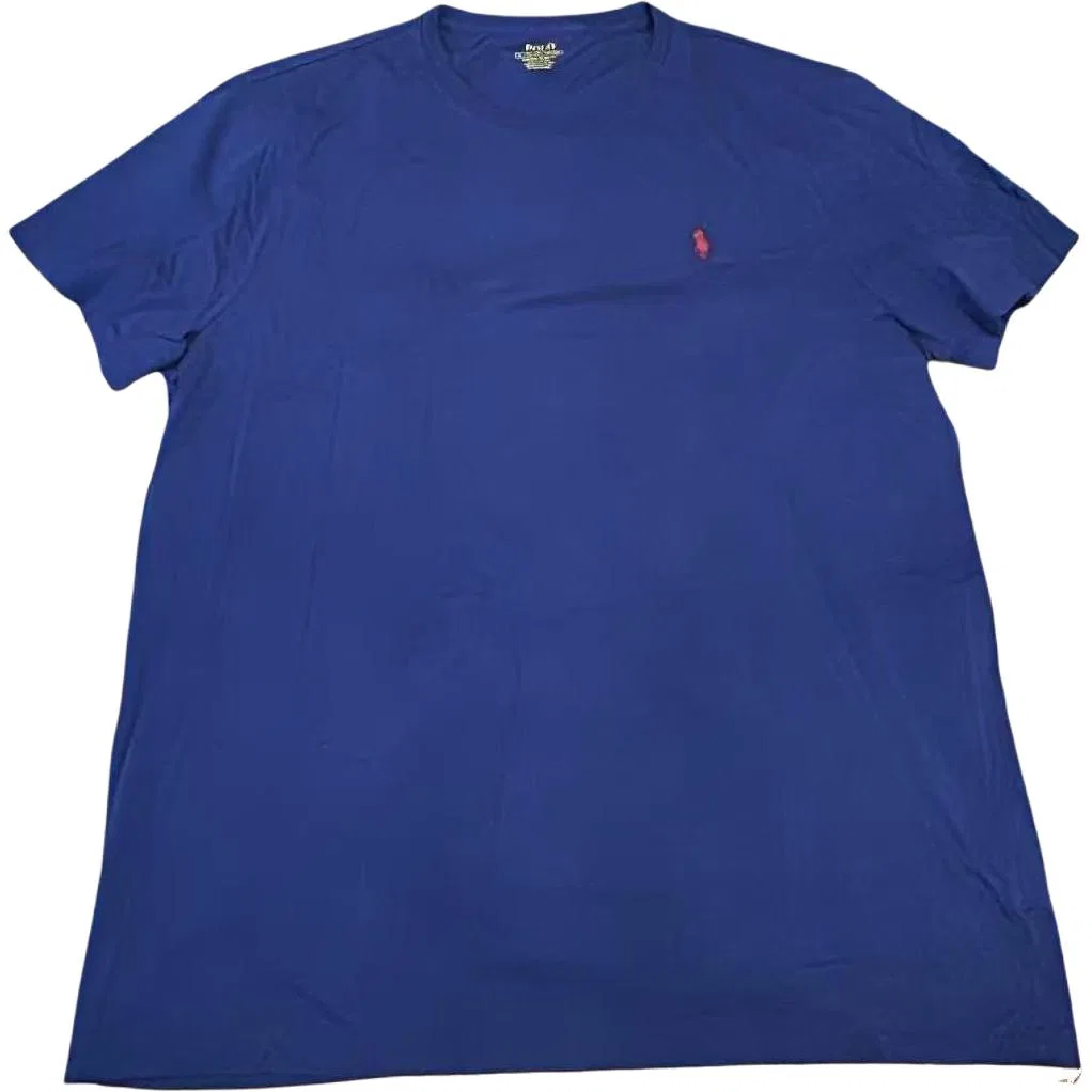 Мужская футболка с круглым вырезом, синяя, Polo Ralph Lauren, Blue