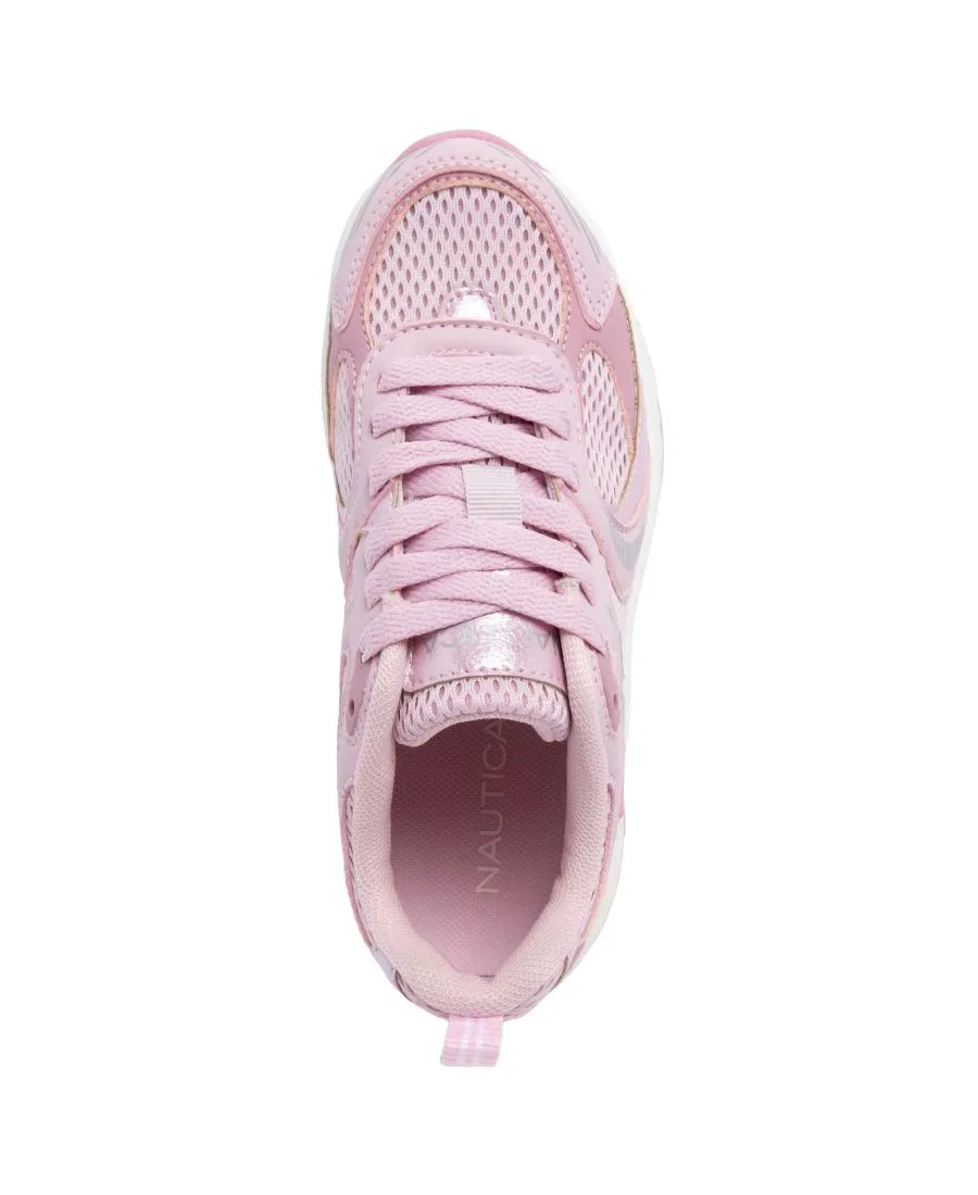 Кроссовки детские с шнуровкой Nautica, Blush/Mauve — фото 4