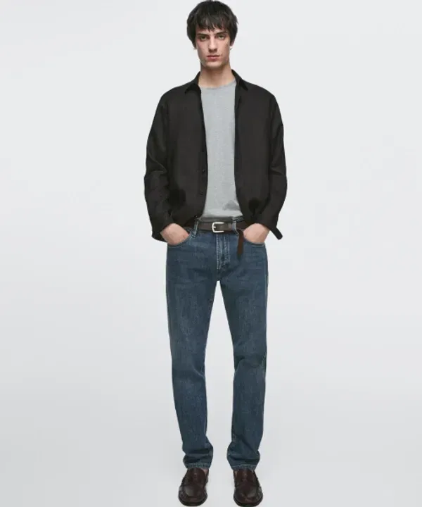 Джинсы Slim Fit, Massimo Dutti — фото 2