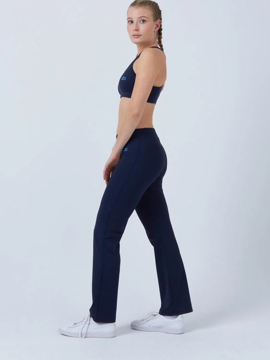 Спортивные брюки Sportkind с широкими штанинами цвет Jazzpants Regular, темно-синие — фото 4