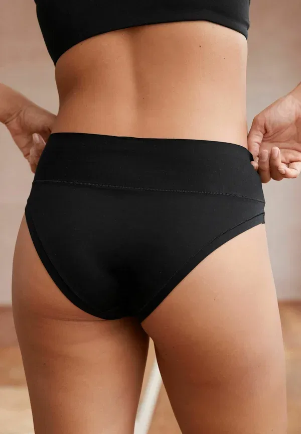 Трусы из модала и эластана, High rise high leg fit - Ultimate Comfort Knickers 2pack, Next, черный — фото 3