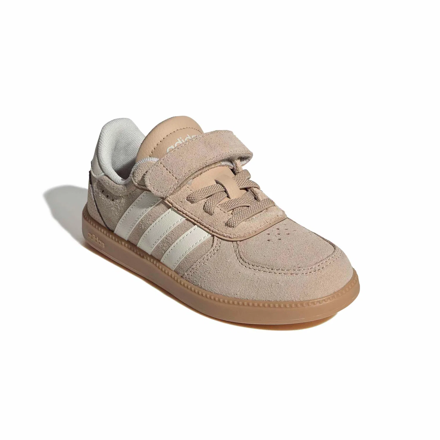 Детские кроссовки из замши Breaknet Sleek Adidas, Beige — фото 4