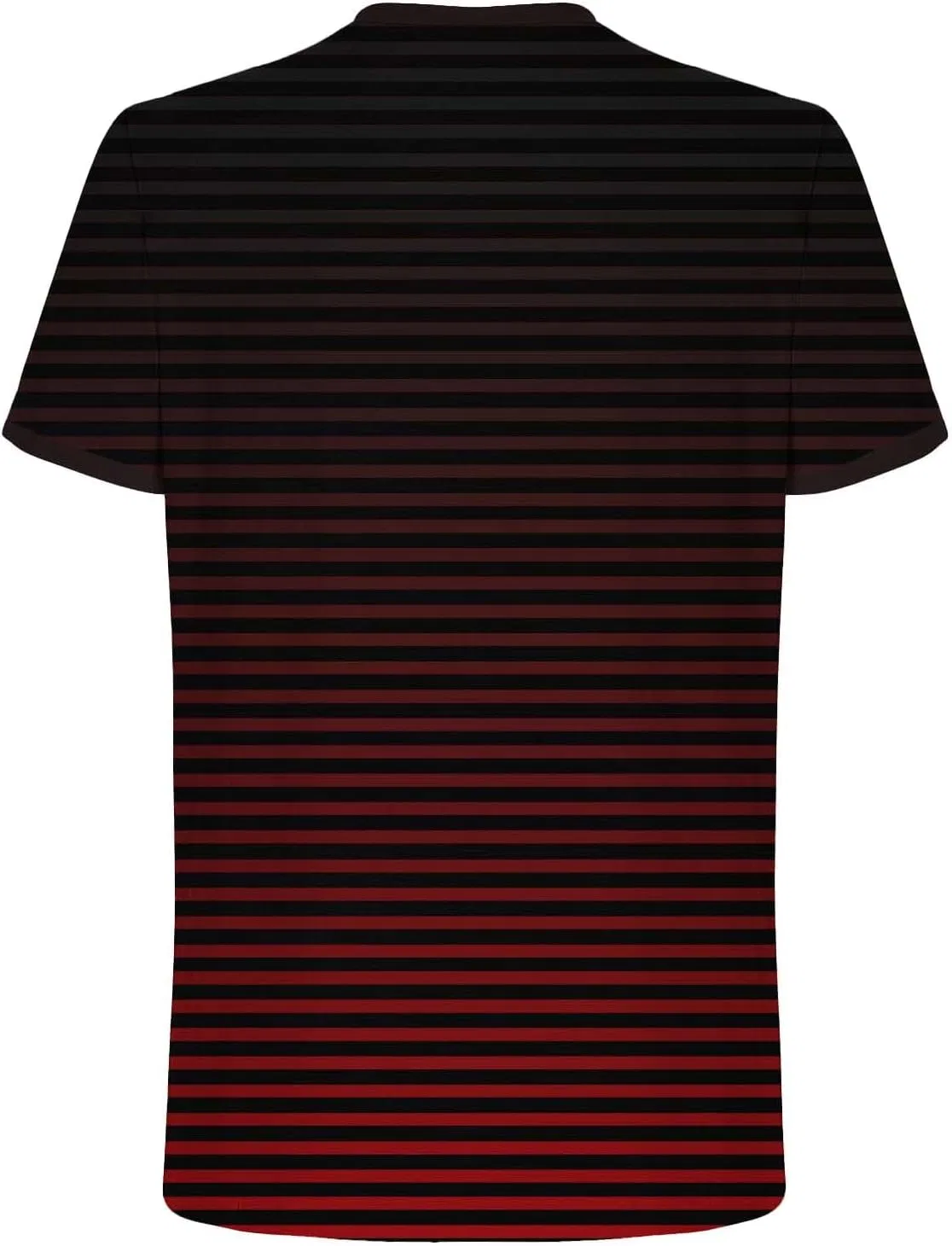 Мужская футболка с градиентом Striped T-Shirts, Red — фото 4