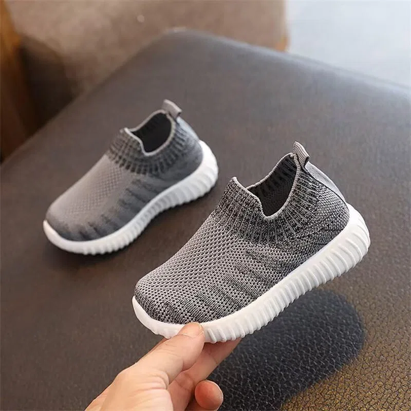 Детские дышащие кроссовки для девочек Zonkacen, Grey — фото 2