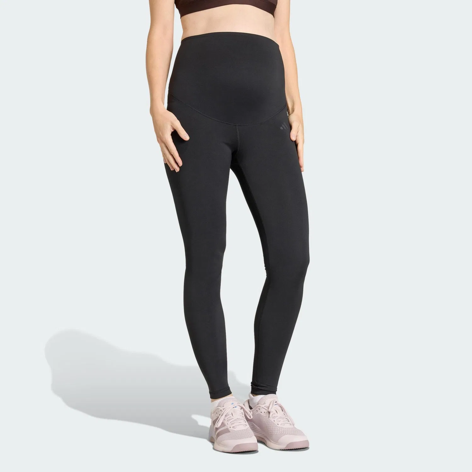 Женские леггинсы для беременных с высоким поясом Optime Essentials Workout Adidas, Schwarz