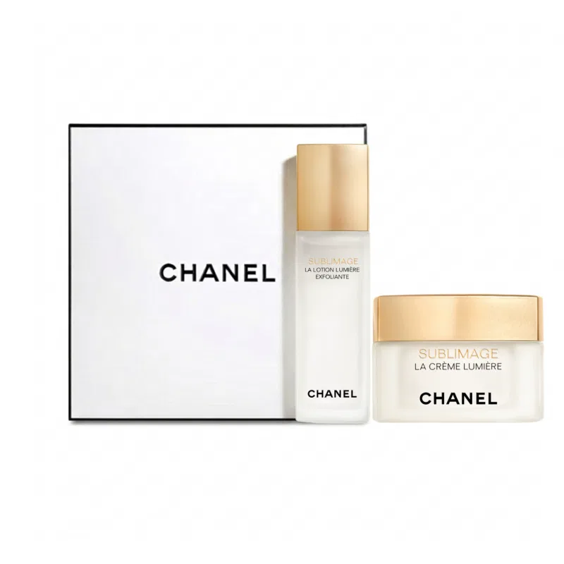Женский набор средств по уходу за кожей с сыворотками и кремом, модель White Gold Brick Box, CHANEL, White Gold