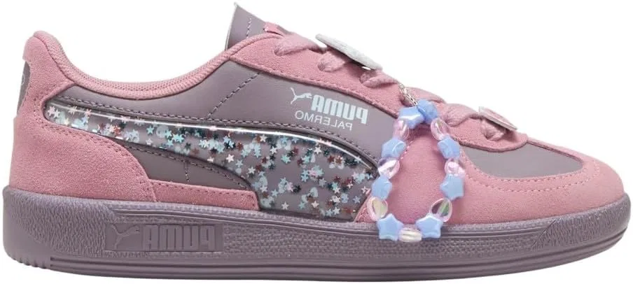 Детские кроссовки с принтом Palermo Hello Kitty and Friends PUMA, Plum Jam/Poised Pink