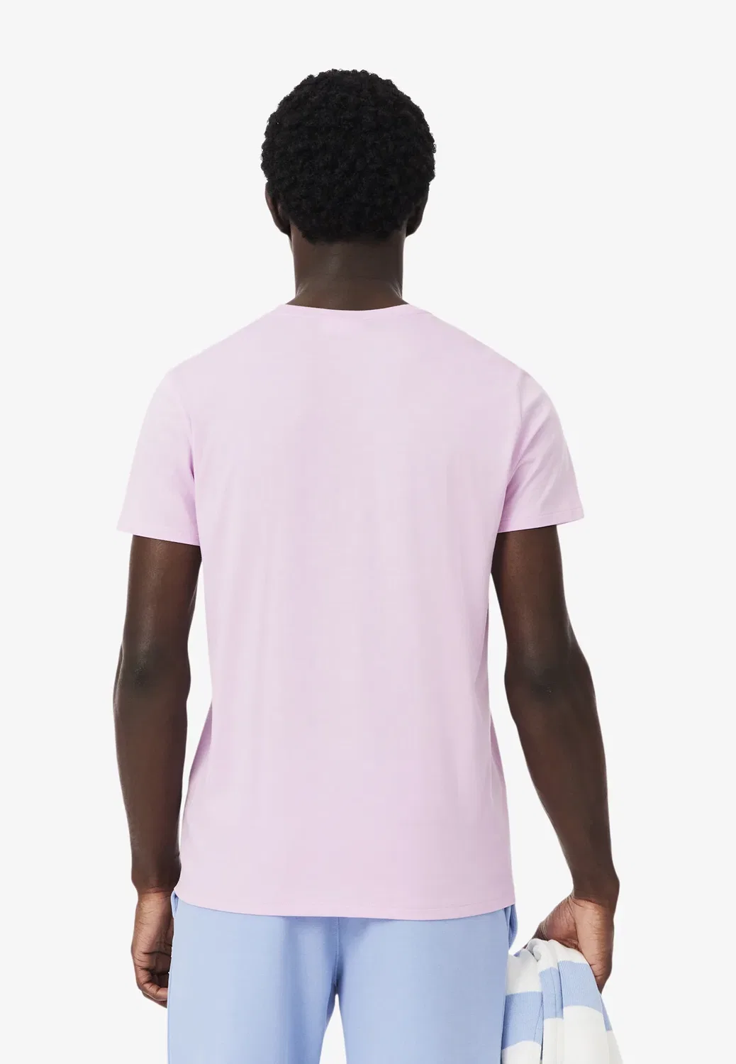 Простая футболка Lacoste, Pink — фото 3