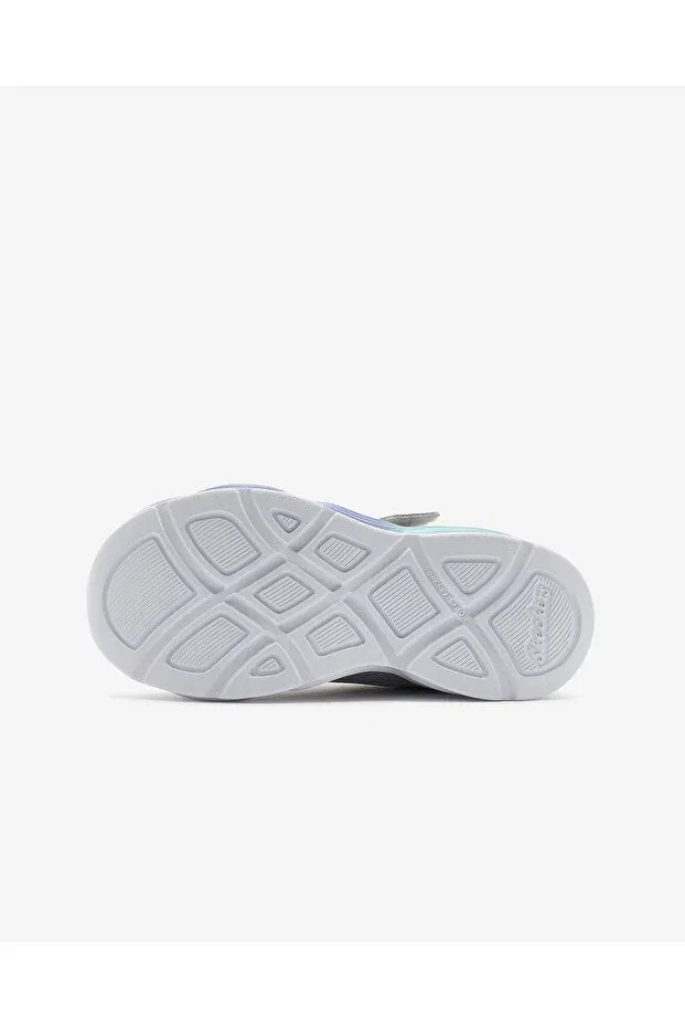 Детские кроссовки для девочек с подсветкой Twisty Glow Skechers, Silver — фото 4
