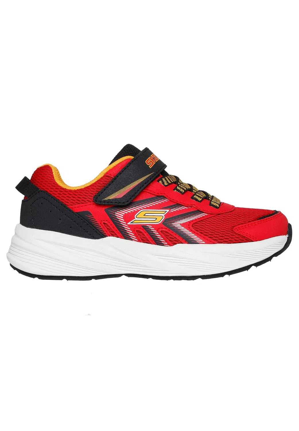Детские кроссовки с дышащим верхом Microspec Tread Skechers, Red Black — фото 2