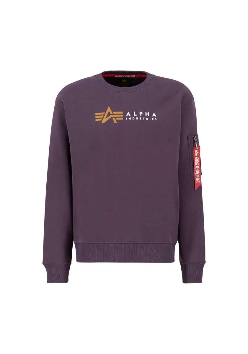 

Свитер Alpha Industries " Alpha Industries Мужчины - Толстовки Alpha Label Sweater", цвет Plum