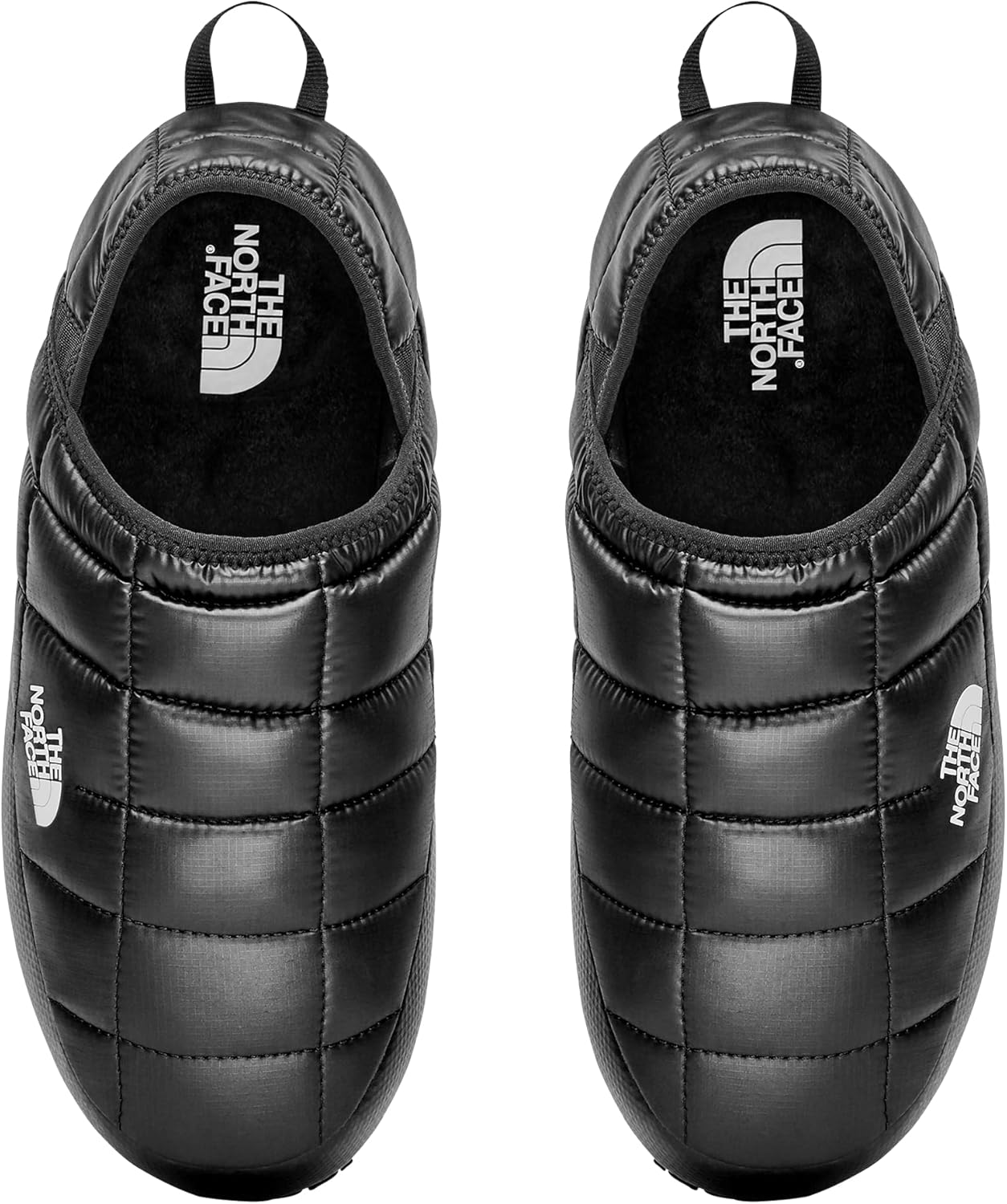 Мужские зимние ботинки THE NORTH FACE Thermoball Traction Mule V, С утеплителем и водоотталкивающей пропиткой, резиновая подошва, белый/черный — фото 2