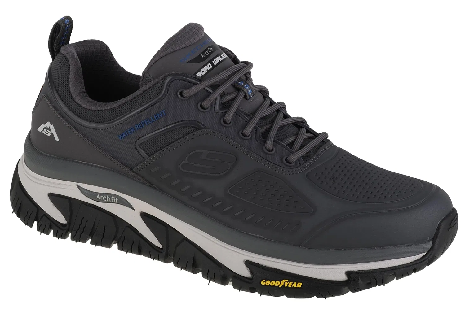 Детские кроссовки для мальчиков с кожаным верхом Arch Fit Skechers, Black