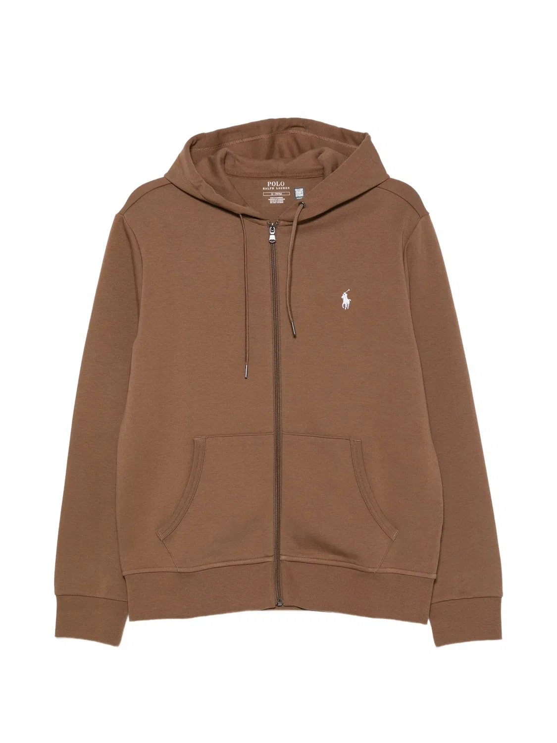 Худи с вышитым логотипом, коричневое Polo Ralph Lauren, коричневый