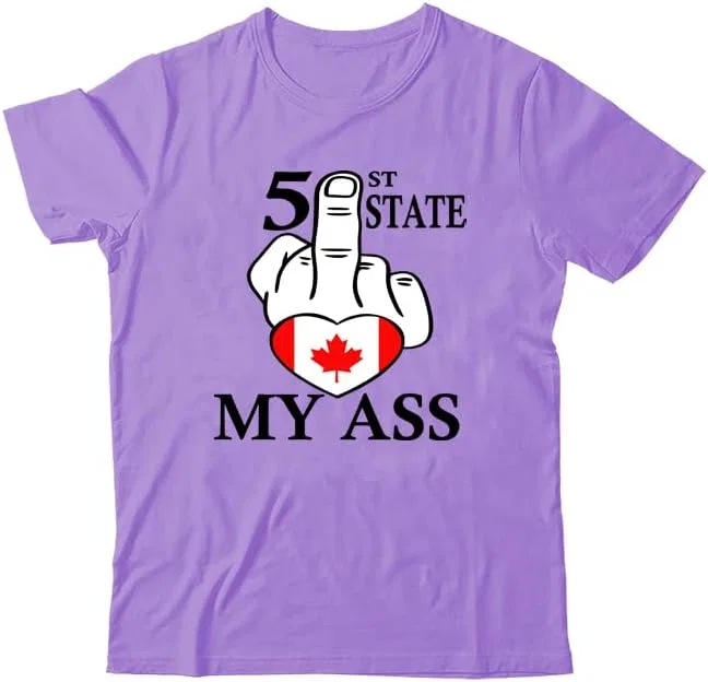 Унисекс футболка с принтом 51st State My Ass, Purple