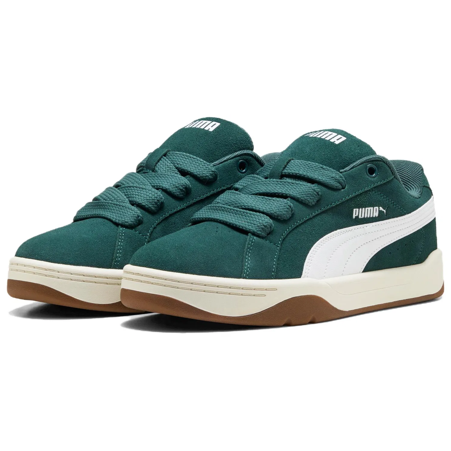 Детские кроссовки для скейтбординга с низким верхом Green PUMA, Green — фото 4