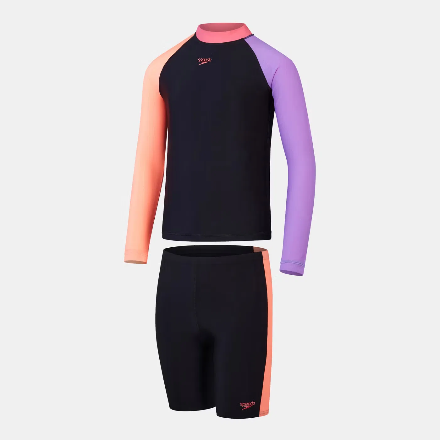 Комплект для плавания с цветными блоками Speedo, многоцветный
