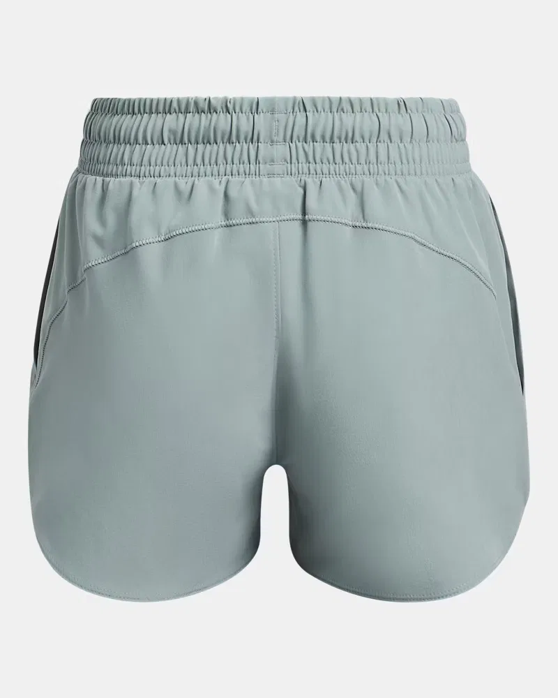 Детские шорты для девочек сверхлегкие водоотталкивающие Vanish UnderArmour, Silica Green — фото 3