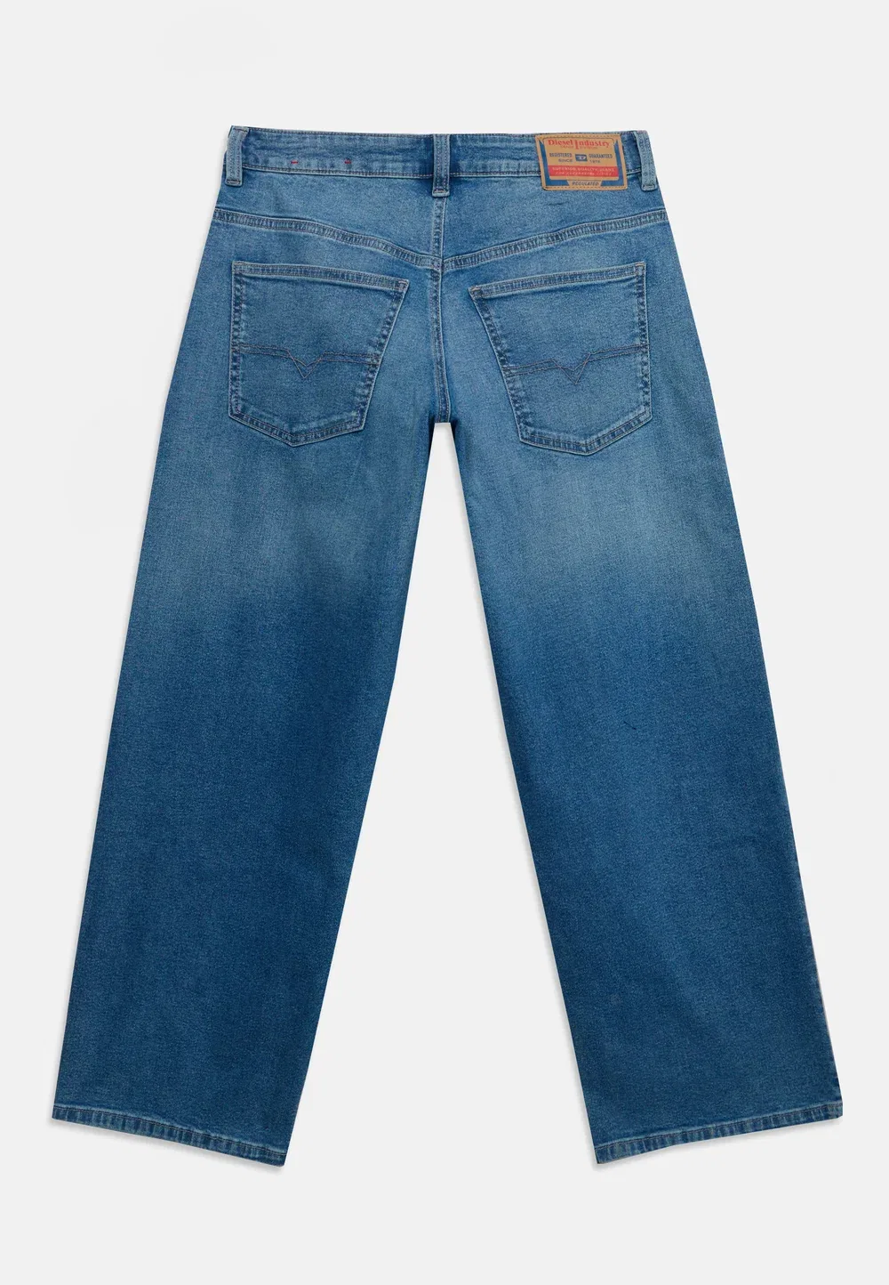 Унисекс - джинсы зауженного кроя Diesel, Blue Denim — фото 2