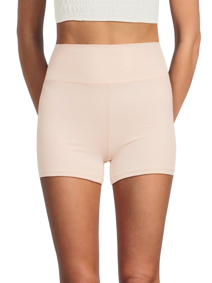 

Горячие шорты из нейлоновой смеси WeWoreWhat, цвет Ballet Slipper