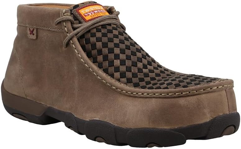 

Ботинки Twisted X Men's Taupe с наноподноском и 15 см голенищем, тауп, черный