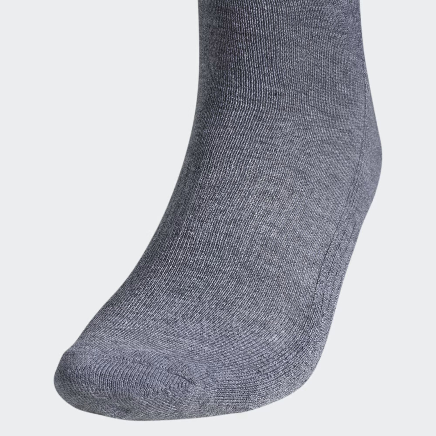 Спортивные мягкие носки для экипажа, 6 пар Adidas, Medium Grey Heather — фото 3