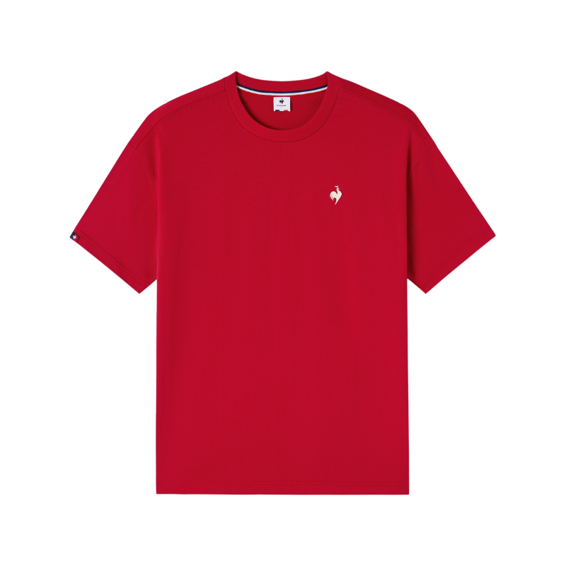 

Футболка унисекс французского красного цвета Le Coq Sportif, ослепительный черный-2