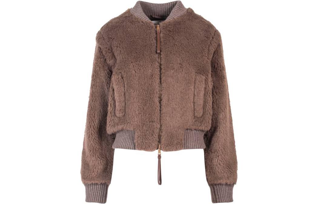 

Куртка женская коричневая MaxMara, Коричневый, Куртка женская коричневая MaxMara