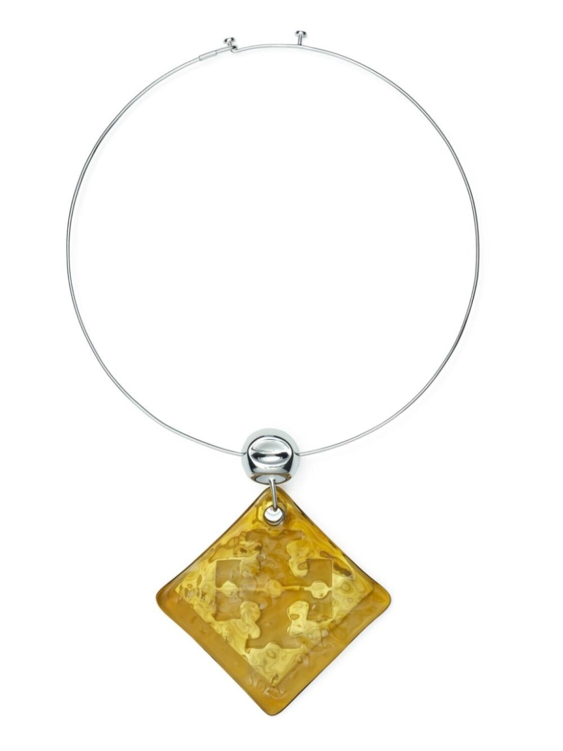 

Колье с подвеской Double T Tory Burch, серебряный